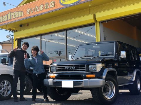 78プラド　ワイドボディ　マニュアル　ご納車